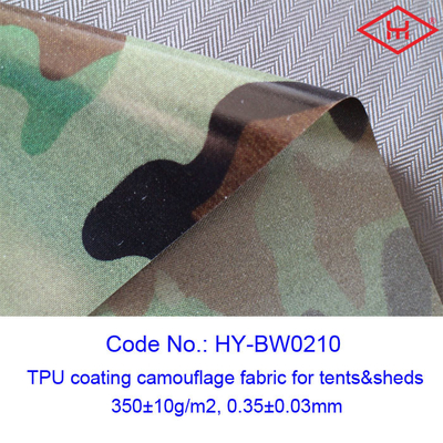 TPU Coating Camouflage Composite Fabrics For Tents Sheds
