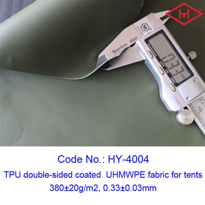 140cm Width TPU Double Sided Coated Composite UHMWPE Fabric For Tents