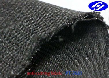 Plain Woven Cut Resistant Fabric / HPPE Composite Yarn With Cut Level 5