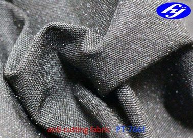 Plain Woven Cut Resistant Fabric / HPPE Composite Yarn With Cut Level 5