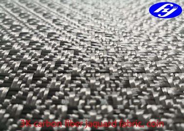 Coin Pattern Carbon Fiber Print Fabric / Black 3K Carbon Fiber Cloth