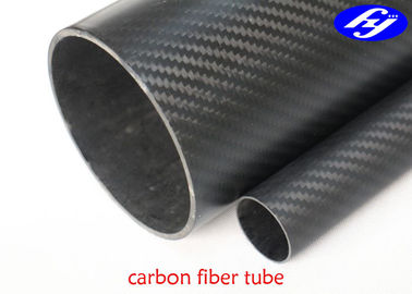 Customized Round CFRP Carbon Fiber Tube With Matte Or Glossy Pultrusion Shape