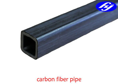 Matte / Glossy Pultrusion Carbon Composite Material CFRP Carbon Fiber Square Pipe