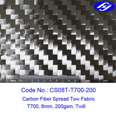 Twill Weave 12K Toray Spread Tow Carbon Fiber Fabric