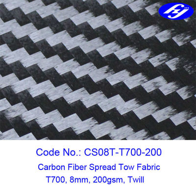 Twill Weave 12K Toray Spread Tow Carbon Fiber Fabric
