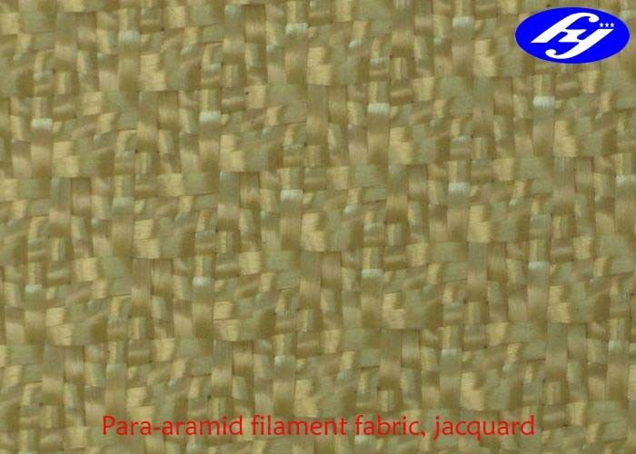 Jacquard Aramid Fiber Fabric 1000D 200GSM For Structure Decoration