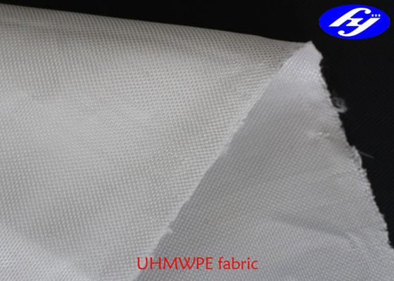 400D Plain Puncture Proof UHMWPE Fabric Fiber 125GSM For Bullet Proof Vest